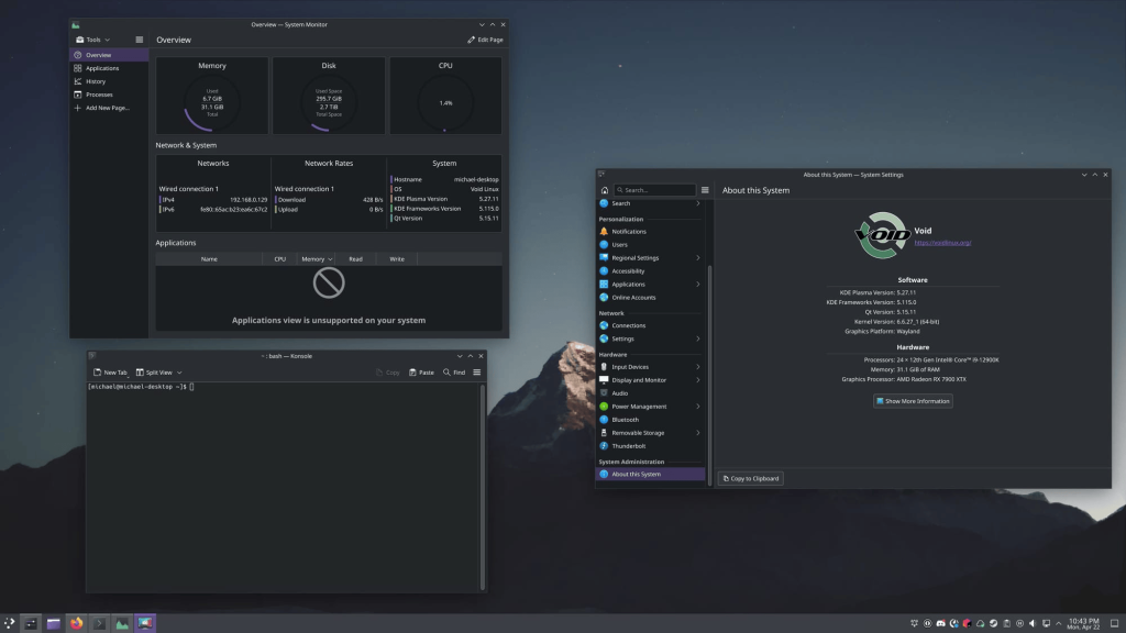 Void Linux Screenshot